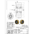 Wheel VG 125/ 50- 91/5K-S 6205-2RS NL:50