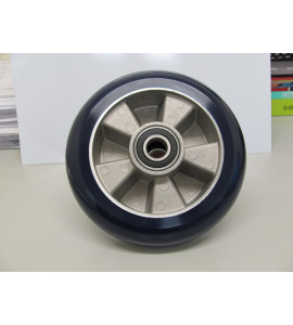 MSABZ004 200MM x 50MM 20MM BORE POLY/ALUMINIUM WHEEL