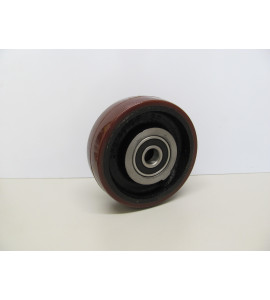 MSABZ015 125MM POLY/CAST WHEEL - 17MM BB - 400KG