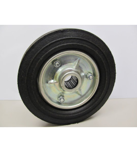 MSAC0005 - 200MM RUBBER/STEEL WHEEL-1INCH-250KG