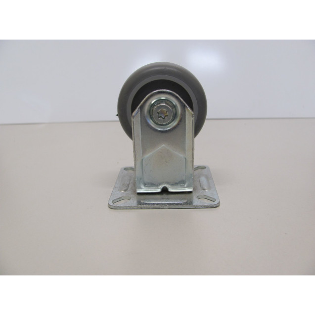 MSAC0009 50MM GREY RUBBER FXD CASTOR - 50KG