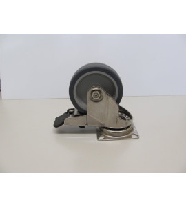 MSAC0017 75MM GREY SS SWB CASTOR - 60KG