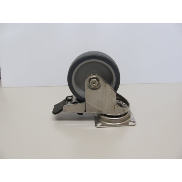 MSAC0017 75MM GREY SS SWB CASTOR - 60KG