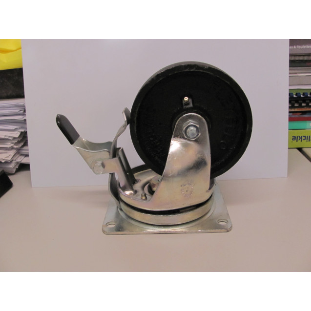 MSAFLX001 150MM RB CAST IRON SWB CASTOR - 1020KG