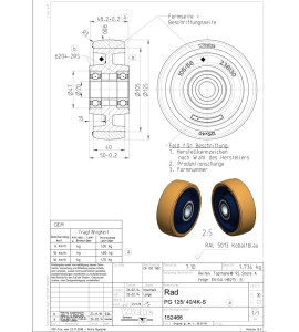 152466 PG 125/ 40-105/4K-S 6204-2RS EL:48