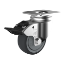 Swivel Castor With Plate and Brake EP LAR 01/ 75/30K-FSTF-FA