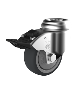Swivel Castor With Bolt Hole and Brake EP RAR 01/75/30K-FSTF-FA