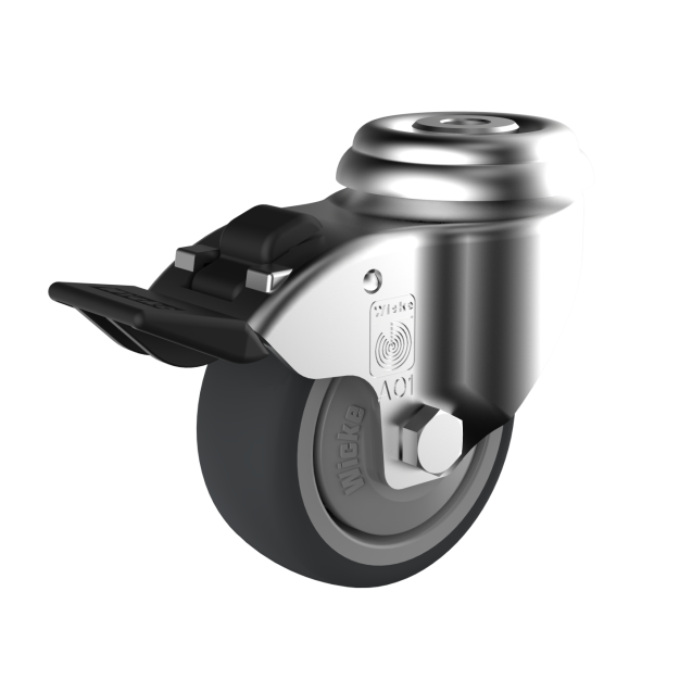 Swivel Castor With Bolt Hole and Brake EP RAR 01/75/30K-FSTF-FA