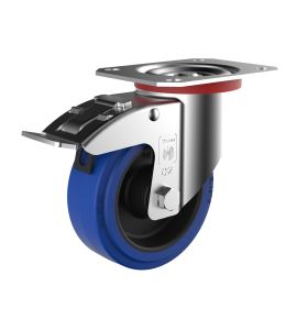 Swivel Castor With Plate and Brake BN L 02/100/36R-FSTF