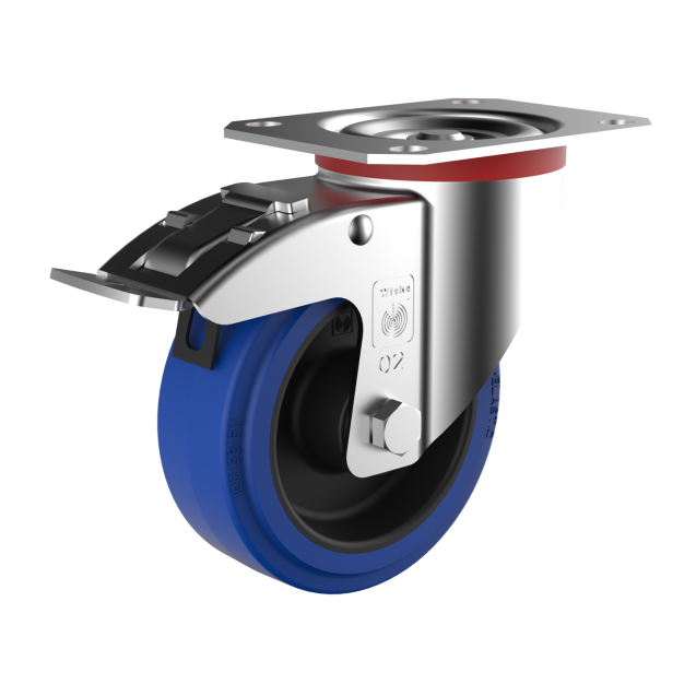 Swivel Castor With Plate and Brake BN L 02/100/36R-FSTF